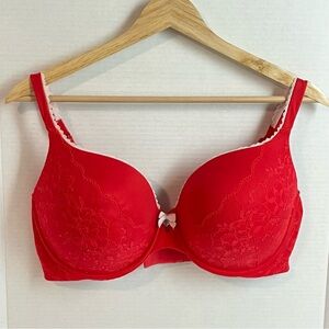 Victoria’s Secret bright pink Padded Perfect Coverage convertible bra, 38DD.